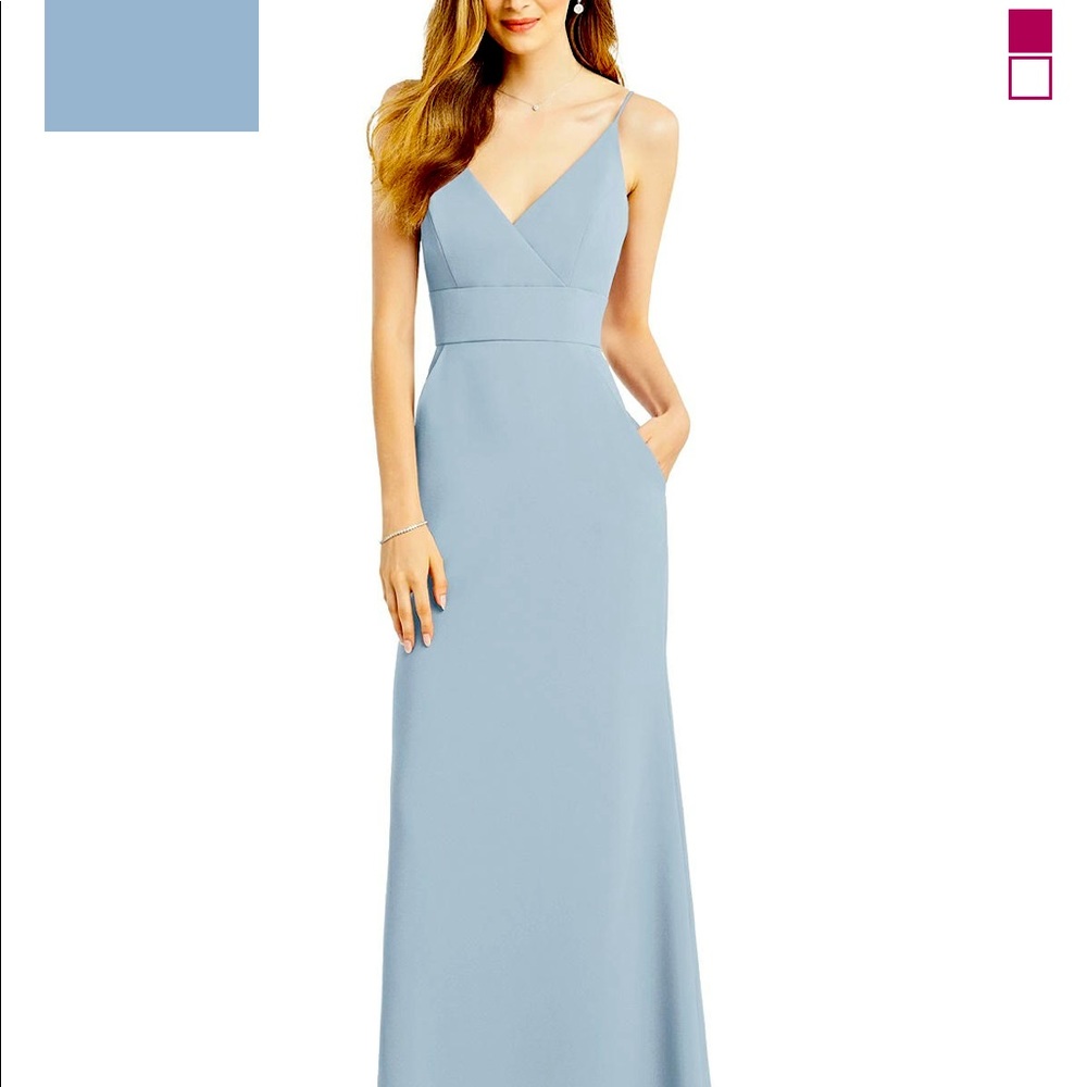 Dessy crepe mist dress size 4. Style 6824